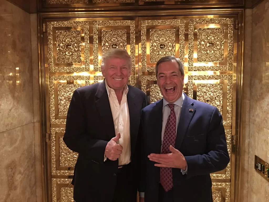 Nigel Farage Seeks Distance From Trump as PM Bid Looms