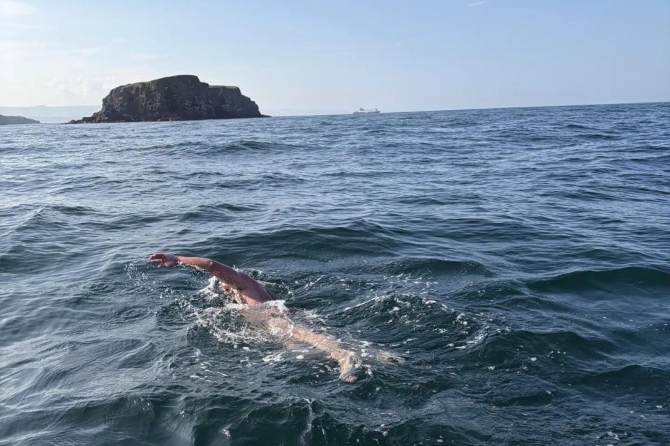 Czech Man Completes Rare Scotland to Ireland Swim Amid Jellyfish